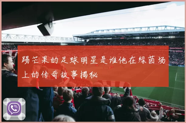 踢芒果的足球明星是谁他在绿茵场上的传奇故事揭秘