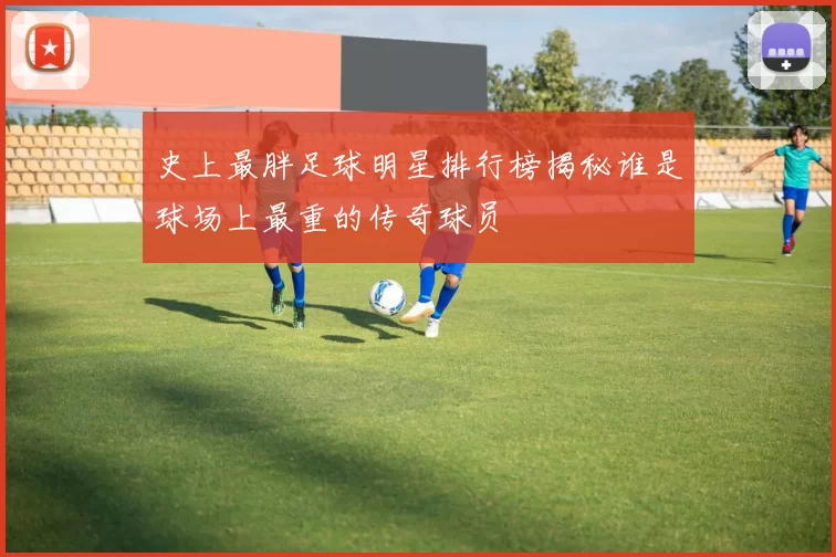 史上最胖足球明星排行榜揭秘谁是球场上最重的传奇球员